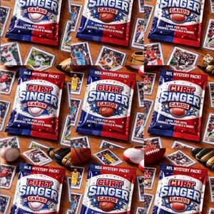 NFL 10 Cards + MLB 10 Cards + NBA 10 Cards.. Rookie Cards and more..!! Collectible Sports Trading Card..