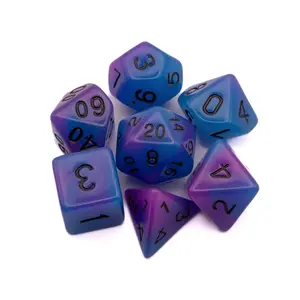 Emberlight Nocturne Glow-in-the-Dark Dice Set