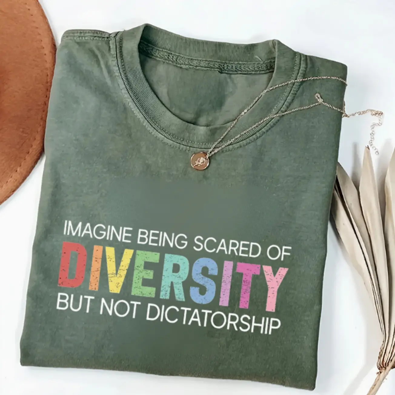 Imagine Being Scared Of Diversity Shirt, Political Protest Shirt, Social Justice Tee, Political Statement Tee