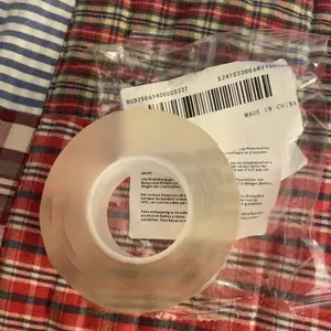 Double Sided Nano Tape, 1 Roll Transparent No Trace Reusable Waterproof Strong Adhesion Adhesive Tape, Multifunctional Adhesive Tape for Home & Office