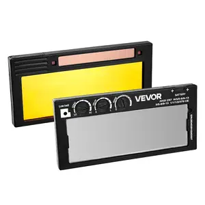 VEVOR Auto Darkening Welding Lens 4.25x 2, Shade 5-13 Adjustable True Color Welding Lens with Dual Arc Sensors Gold Coating, Compatible with Most Welding Helmets for TIG, MIG, MMA Applications