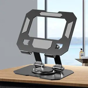 Desktop Tablet & Laptop Stand, Rotatable Tablet Holder, Stable Tablet Stand for Home Office, Tablet & Computer Accessories, Desk Mount