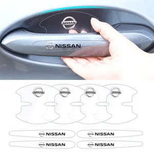 Transparent Car Door Handle Sticker, Hand Bowl Protection Decal, Suitable for Nissan and Other Models, Durable Automotive Accessory, Universal Car Sticker