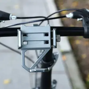 LINIM Z05 MTB/Electric Scooter Metal Phone Stand Bicycle Anti-slip Phone Support Aluminum Alloy Holder for 4.7-7.9inch Phone