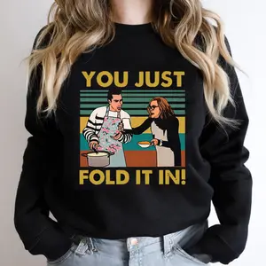 You Just Fold It In Vintage T-Shirt, David Rose Moira Rose Shirt, Family Dinner TV Show, Schitt's Creek T-shirt, Comfy and