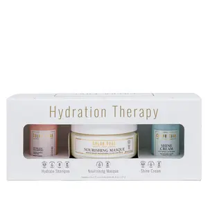 Color Edge Hydration Therapy Hair Mask Bundle with Hydrate Shampoo, Nourishing Masque, and Shine Cream
