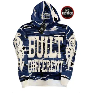 Blue Camo Hoodie