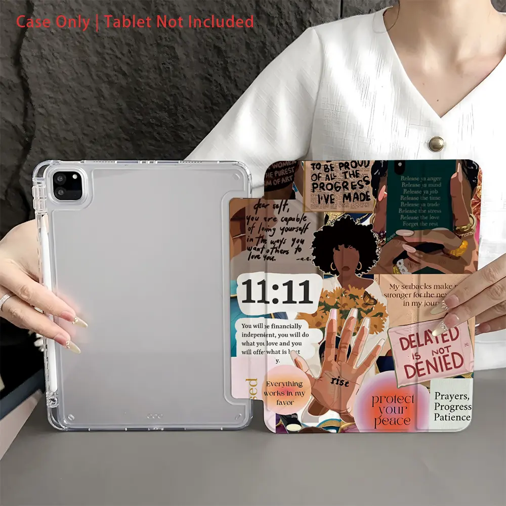 Case for ipad,Foldable Tablet Case Compatible with iPad 10.9/10.2 Inch,Air 5th/4th Gen,Pro 11 2022,for iPad 7th/8th Gen,Air 2/Air,air m3/a16 2025,- Lightweight & Protective Cover for Work,Travel,and Daily Use, Tablet Casing, Accessories, Cr