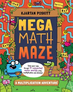 USED-Mega Math Maze: A Multiplication Adventure by Poskitt, Kjartan (Paperback)