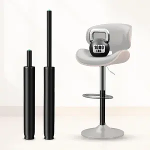 MASTERY MART 19.5" to 28" Adjustable Gas Lift Cylinder Replacement, Heavy Duty 1000 Lbs Hydraulic Pneumatic Shock, Chair Height Extender for Bar Stool, Office Chair Cylinder Replacement (Black)