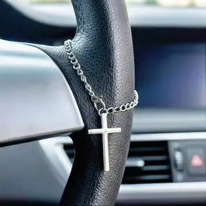 Steering Wheel Rosary Charm - Rosary CarCharm Accessory-Car Accessory Charms-CarDecor -Car Ornament -Car Interior Decor -Unique Trendy Gift