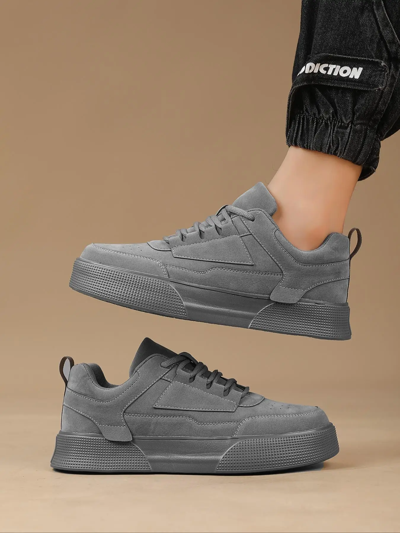 1 Pair Men's Fashionable Casual Low Top Sneakers, Lightweight Breathable Comfortable Sports Running Shoes for Daily Wear, Perfect for Students and Out