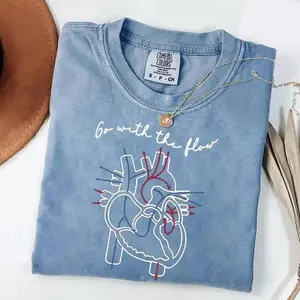 Comfort Colors Anatomical Heart Nurse T-Shirt Funny Cardiology Tee, Med Student Gift - TrendWear USA