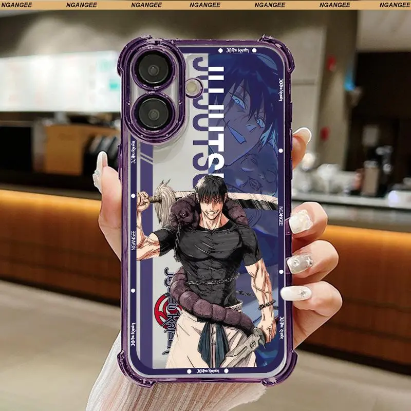 JJK Anime-Style Case for Samsung AND iPhone fit Galaxy S22 S23 S24