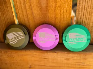 Nicotine Pouch Tin | Snus Tin | Engraved American Flag | Aluminum Nicotine Pouch Tin