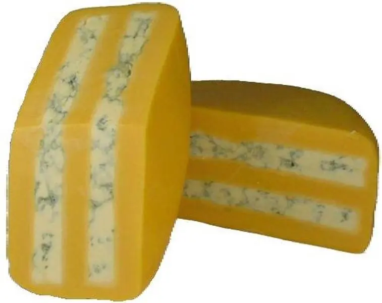 Long Clawson Huntsman Double Gloucester Cheese Bundle (2 lbs, Refrigerated) - Ideal for Bake, Powder Uses, Layer Cake Toppings