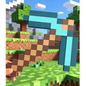 Magic Tap-to-Pay Wand| Pixel Block Pickaxe Design| Contactless Payment Accessory| Gaming Inspired Desk Toy| Perfect Gift for Block Game Fans| Ideal for Coffee Runs, Shopping & Daily Magic| Unique Cosplay & Desk Decor