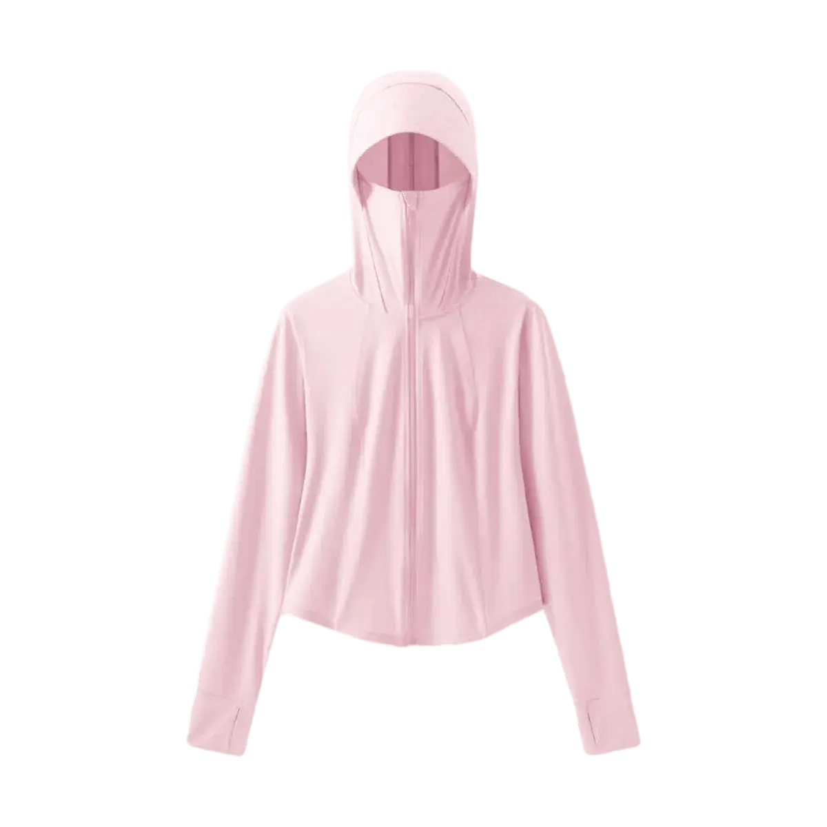 Bananain Women's UPF 100+ Sun Protection Jacket - Short Sleeve, Slim Fit, Lightweight, Breathable, Soft Candy Pink, Size L
