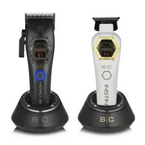 StyleCraft Instinct Metal Edition Cordless Hair Clipper w/ Instinct Metal Edition Trimmer