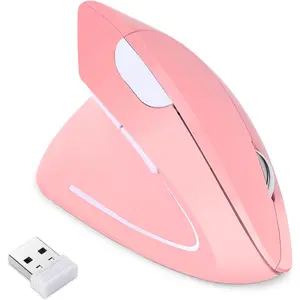 Left Handed , 2.4G  Left Handed   with 800/1200/1600 Adjustable DPI, 6 Buttons  Vertical  for MacBook/Laptop/PC/Desktop ()