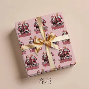 Trump Christmas Wrapping Paper Roll Santa Wrapping Paper Christmas Gift Wrap Vintage Christmas Trump Gift Republican Holiday Gift Wrap Trump wrapping paper president donald gift wrap