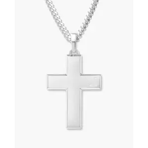 JAXXON - Mosaic Cross Pendant - Silver