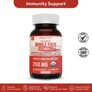 Organic Vitamin C | Whole Food Vitamin C with Natural Cofactors – Vegan, Enhanced Absorption, Supports Immune Health and Antioxidants – 90 Servings