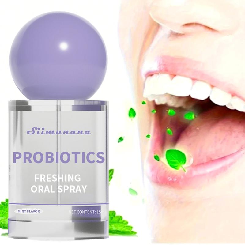 【1/2/3Pack Probiotic Oral Spray】15ml Probiotics Mint Flavors Spray Fresh Breath l Natural Freshness for Daily Oral Care - Sugar-Free Perfect for Freshening Breath Anywhere, Anytime