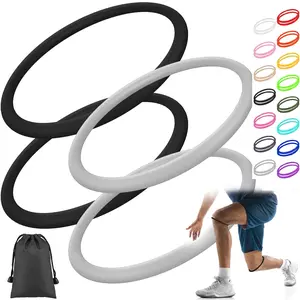 Silicone Patella Knee Band for Basketball Patellar Tendon Support Knee Pain Relief Running Tendon Brace Support Strap 2.95 Inches Diameter Comfortable Wear for Sports Activities