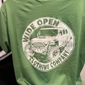 Green Jeep deisgn size large shirt