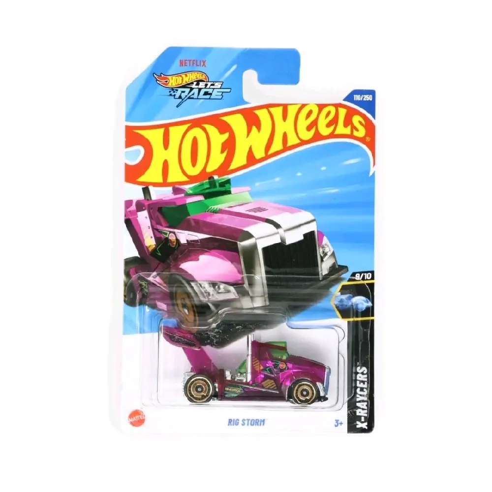 Hot Wheels 2025 Rig Storm, Regular Treasure Hunt Diecast Car Model