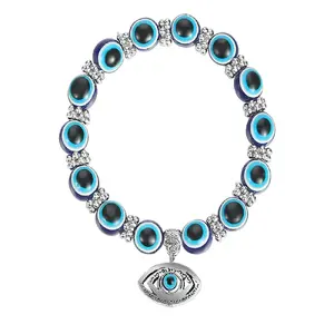 1 Piece Boho Style Beaded Bracelet with Eye Design, Fashion Jewelry for Party, Daily Clothing Decor, Trendy All-match & Exquisite Jewelry for Birthday Gift, Bead Bracelets