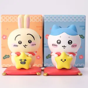 Chiikawa Maneki-neko Lucky Doll Good Luck Series Boxed Hachiware Usagi Cute Cartoon Anime Ornament Figure Model Gift