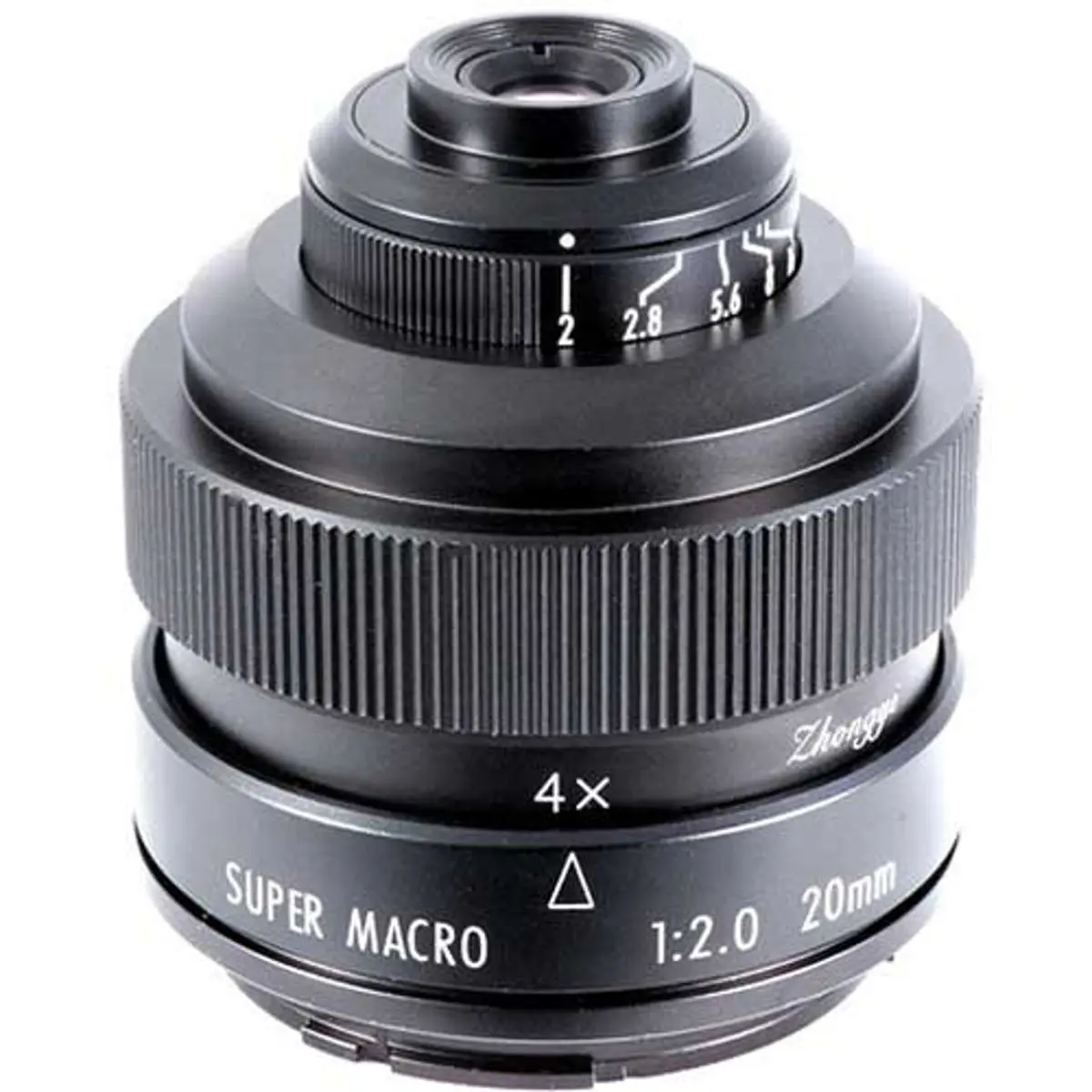 Mitakon Zhongyi 20mm f/2 4.5x Super Macro Lens for Nikon F DSLR Cameras - Manual Focus, Compact, Durable, Metal Body Camera Lens