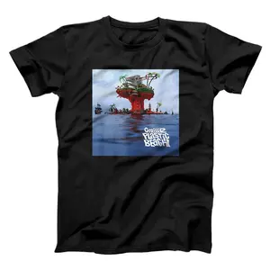 Gorillaz Plastic Beach LP Cover  T-Shirt, Sweatshirt, Hoodie