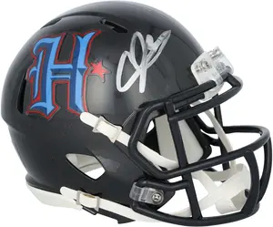 Andre Johnson Houston Texans Autographed Riddell H-Town Alternate Speed Mini Helmet - Fanatics Authentic Certified