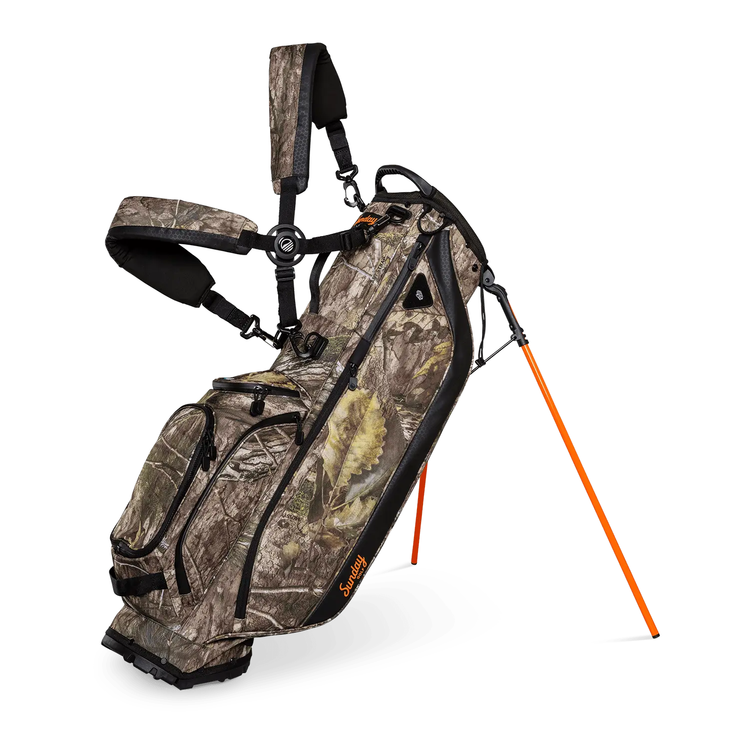 Women's Golf Accessories Full-Size Stand Bag - Ryder Mossy Oak Country DNA Camo, Cart-Flat Base, Smellproof Pocket