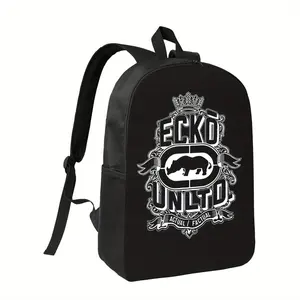 Ecko Unltd Offers a Men'S Black Bag That Features Distinct Compartments for Laptops, Documents, Water Bottles, And Personal Belongings, Making It Easy to Keep Your Essentials Organized for Work, Study, Or Travel.