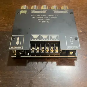 2.1-Channel Audio Receiver Power Amplifier Module, 2.1-Channel Bluetooth-Compatible Audio Amplifier Module, Home Amplifier, 50 W × 2 + 100 W BT Amplifier Board #TOP PICKS