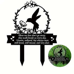 Hummingbird Memorial Grave Marker, Outdoor Garden Decoration, Garden Statue for Outdoor, Garden, Yard, Lawn, Patio, Home Decor