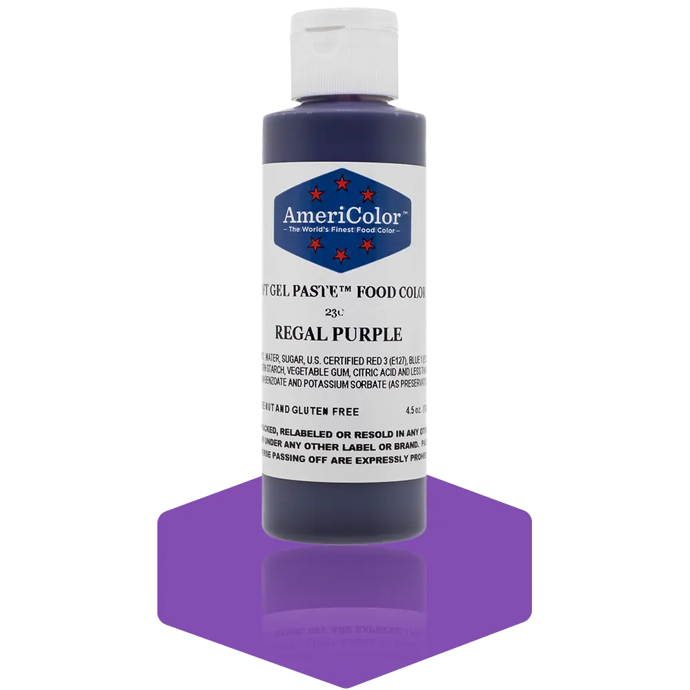AmeriColor, Regal Purple, 4.5 Ounce, Soft Gel Paste Food Color