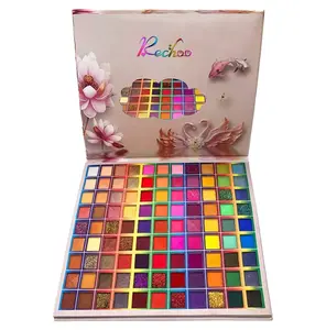 99 Colors Eyeshadow Palette, Rainbow Colors Fusion Eyeshadow Palette, Professional Matte Glitter Makeup Pallet, Colorful Powder Long Lasting Eye Shadow