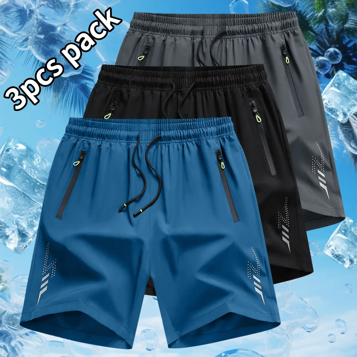 Lake Blue + Black + Gray