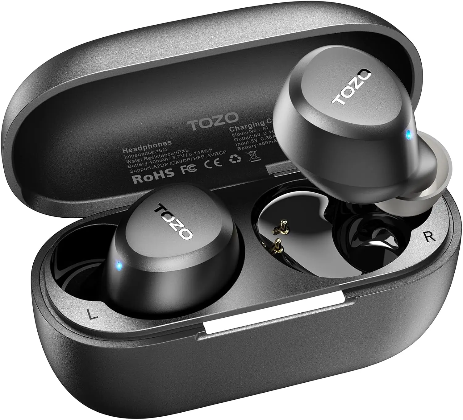 TOZO-A1 Mini TWS True Wireless Earbuds, Bluetooth 5.3 Sport Earbuds, Lightweight In-Ear Headphones with Built-in Microphone for Gym Use, Tws Earbuds, Sport Earbud