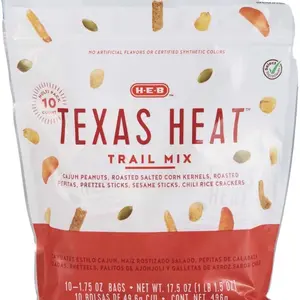 Texas Heat Trail Mix Minis (2-Pack Bundle) • 20 Total Individual Snack Bags • Perfect On-The-Go Summer Snack for Car, Kids, & School Lunches Dried.  Get your hands on our Texas Heat Trail Mix 2-Pack Bundle! Each master bag comes packed with 10 individual