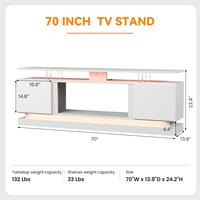 70“White/ only tv stand