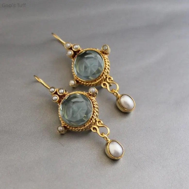 Women Ear Jewelry Vintage Trendy Ear Drops Unique Creative Vintage Ladies Earrings Viral Hot Sale Retro Fashion Ear Ornaments Original Styling For Daily Street Party Dating