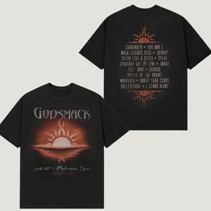 Godsmack Live Concert Tracklist T-Shirt – Rock Band Graphic Tee, Tour Style Shirt for Men Women, Metal Fan Gift