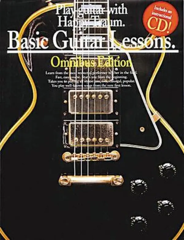 USED Book - Basic Guitar Lessons - Omnibus Edition: Play Guitar with Happy Traum by Happy Traum (Paperback) - english