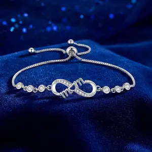Mother's Day Gifts Infinity Love Bracelet for Women – Perfect Jewelry Gift for Mom, Wife, Girlfriend & Her for Valentine’s Day, Birthday & All Occasions